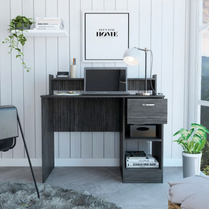 Bureau d'écriture à 1 tiroir et 2 tablettes Portland
