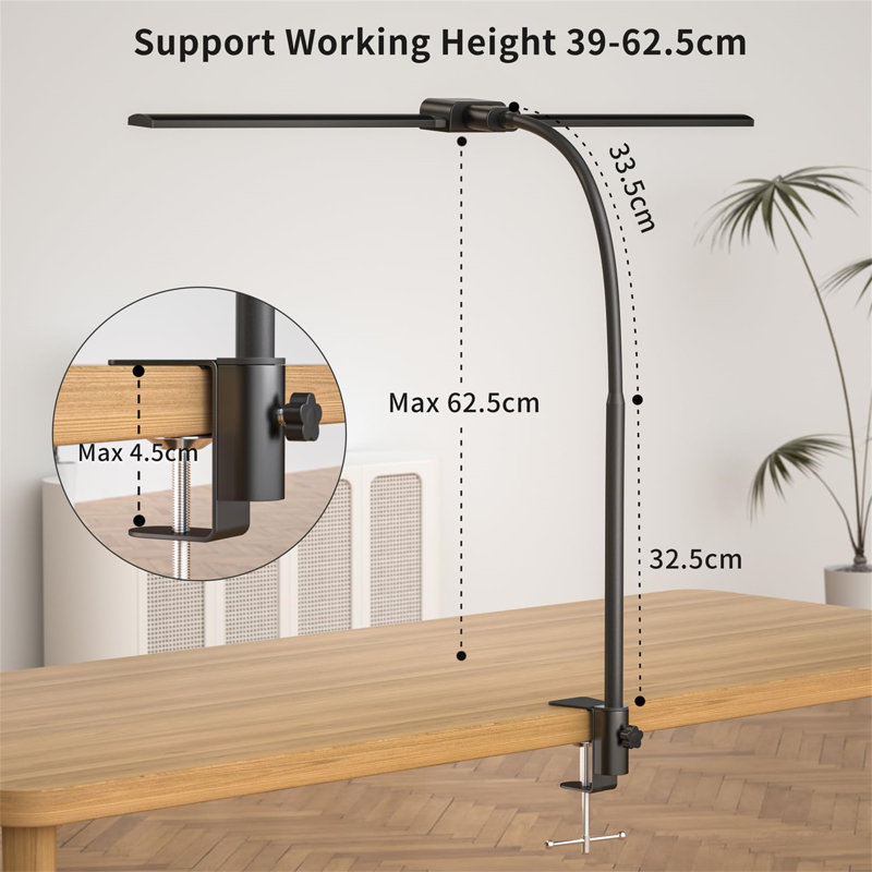 Daeshon Desk Lamp, Black