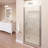 Infinity - W x 65.56'' H Hinged Door Semi-Frameless Shower Door with-16968612-17243270