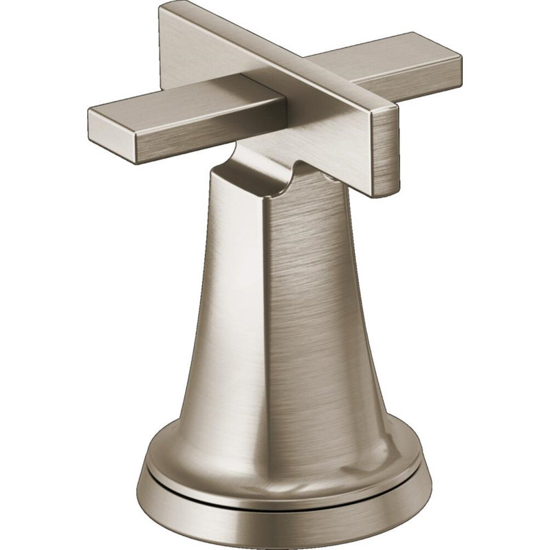 Levoir® Two-Handle Wall Mount Lavatory Faucet, Luxe Nickel, High Cross Handle, 1.2