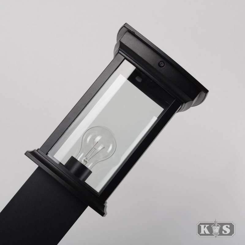 Kinzer Black Aluminium Pathway Light, 80cm H x 18.5cm W x 18.5cm D