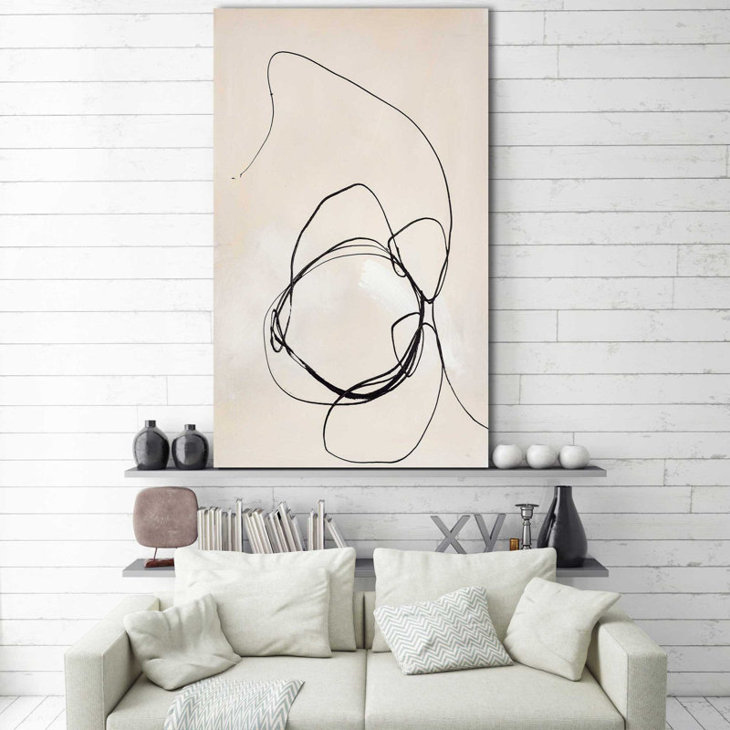 Fine Line 5 par - Peinture, Toile tendue, H 60 po x l 36 po x P 1,5 po