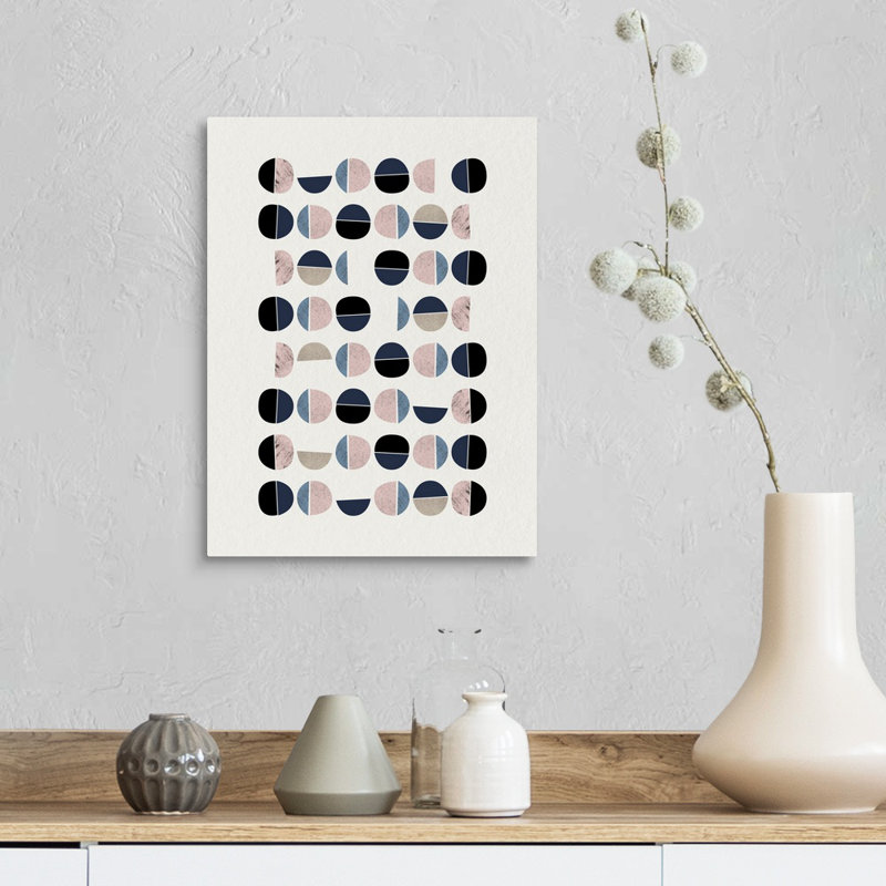 Reproduction d’art sur toile, "Mid Century soft luxe 9" par Urban Epiphany, Toile tendue, H 16 po x l 12 po x P 1,25 po