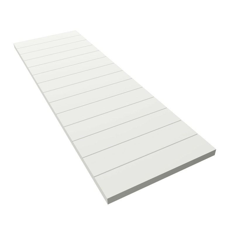 Volets à fixation fixe en PVC True Fit, Sans finition, 15'', 75''