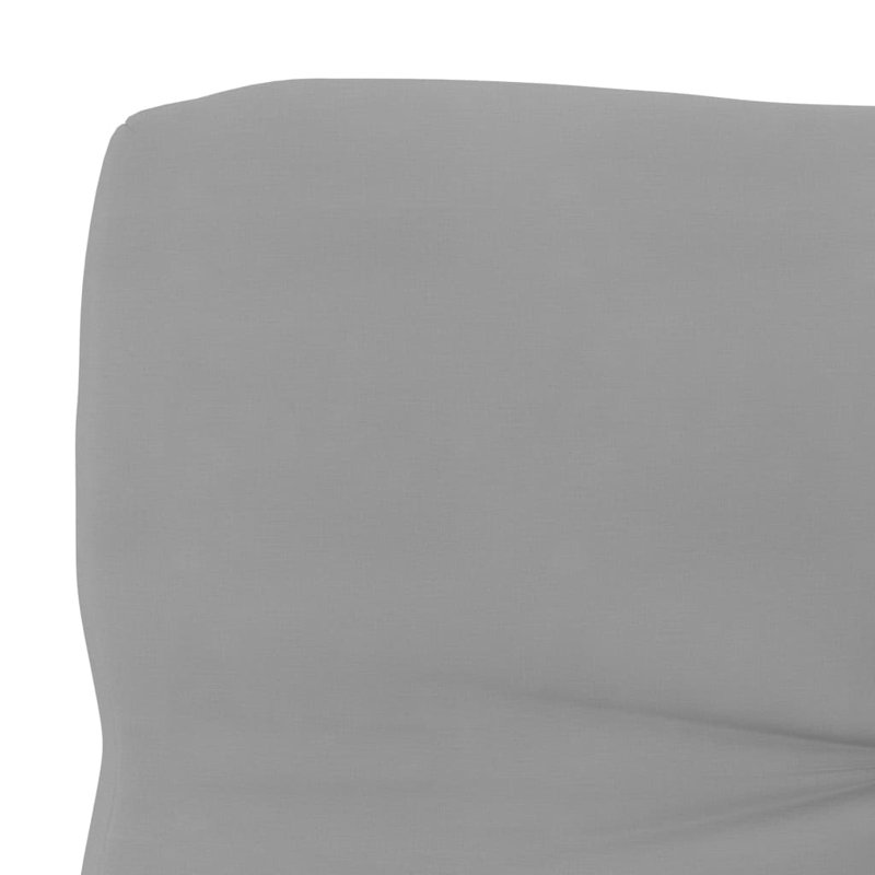 Coussin de siège / dossier d'extérieur, 19,7 po x 15,7 po x 4,7 po, Gris