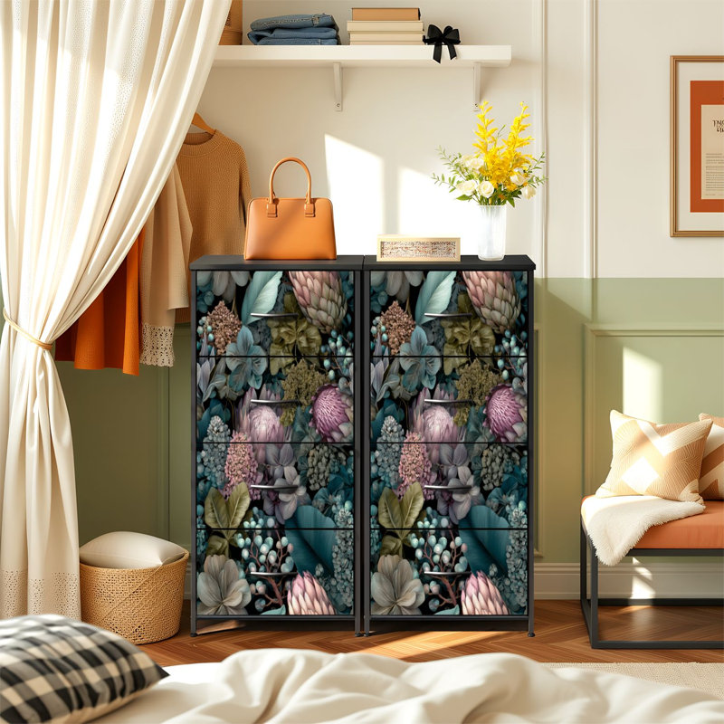 Commode de rangement verticale 4 tiroirs Dreamy