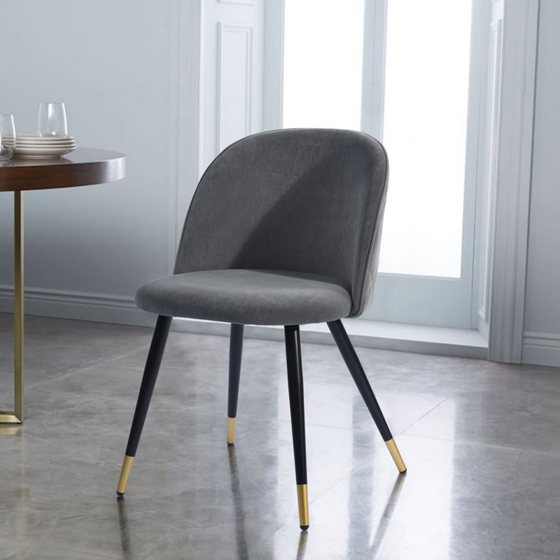 Granby 47.5cm H Velvet Upholstered Side Chair