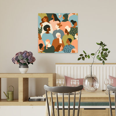 «Women Day E Contemporary Flower Spring», art mural