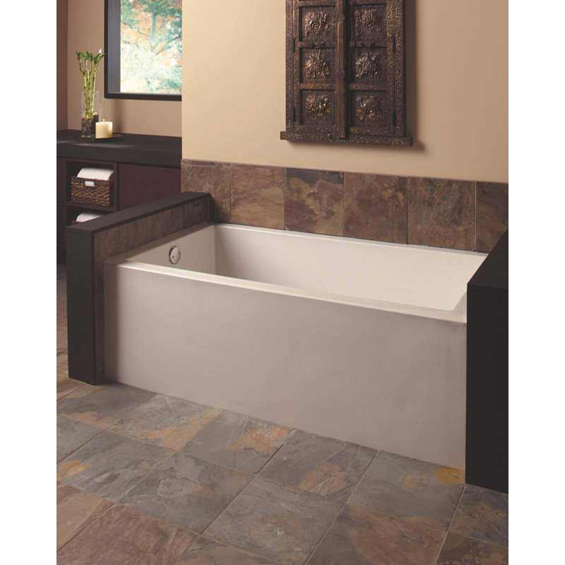 Sparta 60'' x 30'' Soaking Acrylic Bathtub, Left