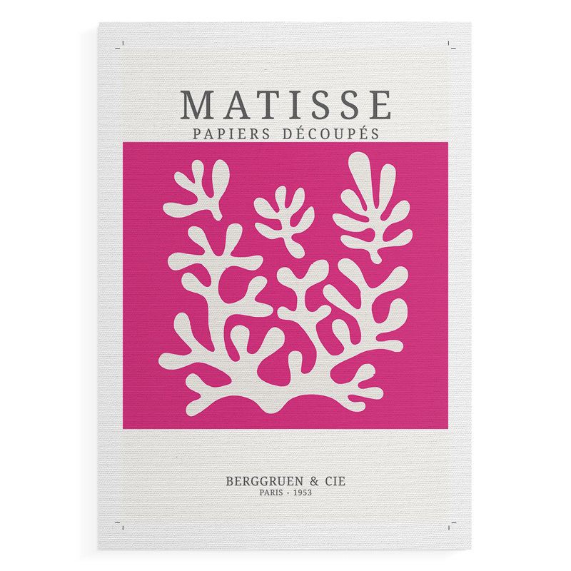 Matisse CDxxvi, reproduction encadrée - reproduction de toile seulement - non encadrée, H 12 po x l 8 po