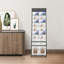 10-Tier Metal Free Standing Magazine Rack
