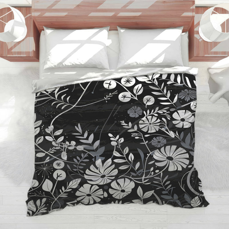 Floral Bedding Pattern Comforter Bohemian Boho, King