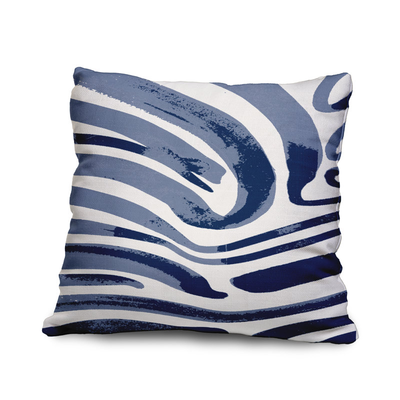  Housse et insert de coussin d'extérieur pour l'extérieur, Bleu marine, 18" x 18"