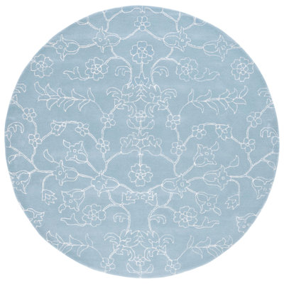 Fifth Avenue Hand Tufted New Zealand Wool Floral Rug