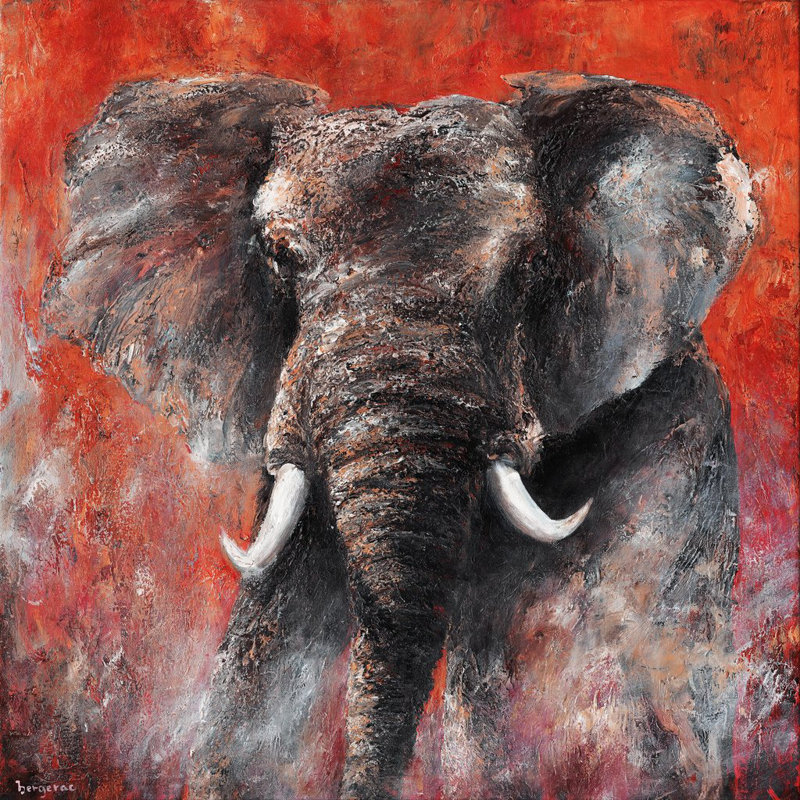 Bergerac - Wrapped Canvas Painting, 81cm H x 81cm W x 3.81cm D