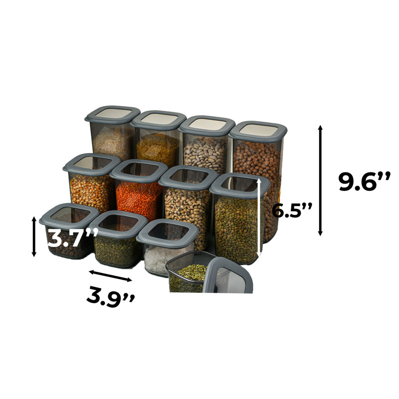 18 Pieces Kitchen Storage Box Set