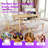 6-Piece Dining Table Set With Bench And 4 Chairs Solid Wood And MDF Rectangular Table