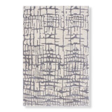 Make It Rain Abstract Area Rug in Light Gray/Ivory