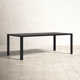 Pepina 82.75'' Ceramic Outdoor Dining Table
