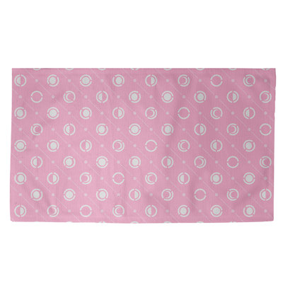 Rose Tapis décoratif phases de lune