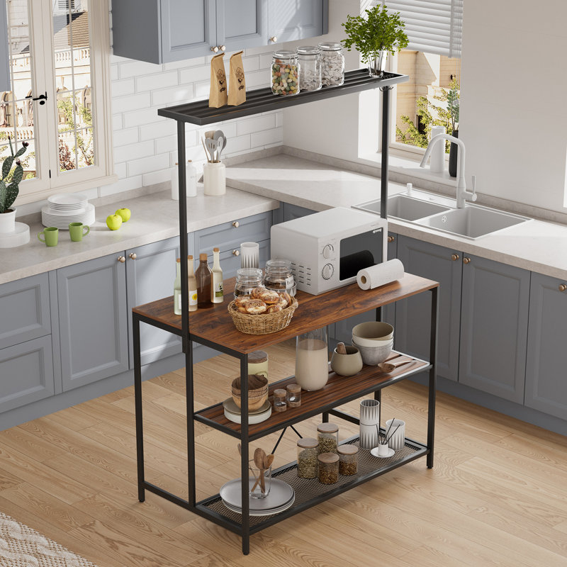 Solid Wood Top Kitchen Island