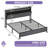 Upholstered Storage Bed with LED Lights-7746671