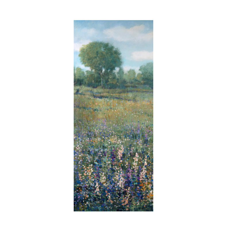 Art mural sur toile Winston Porter Tim Otoole Green Blooming Meadow I WAG37724, H 47 po x l 20 po