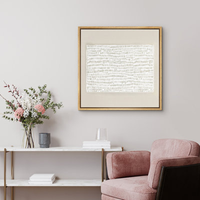 "Abstract Geometric Line", art mural encadré sur toile