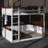 Queen Size Bunk Bed With Integrated Shelves, Storage Space, LED Lighting, And USB Port-1617778678