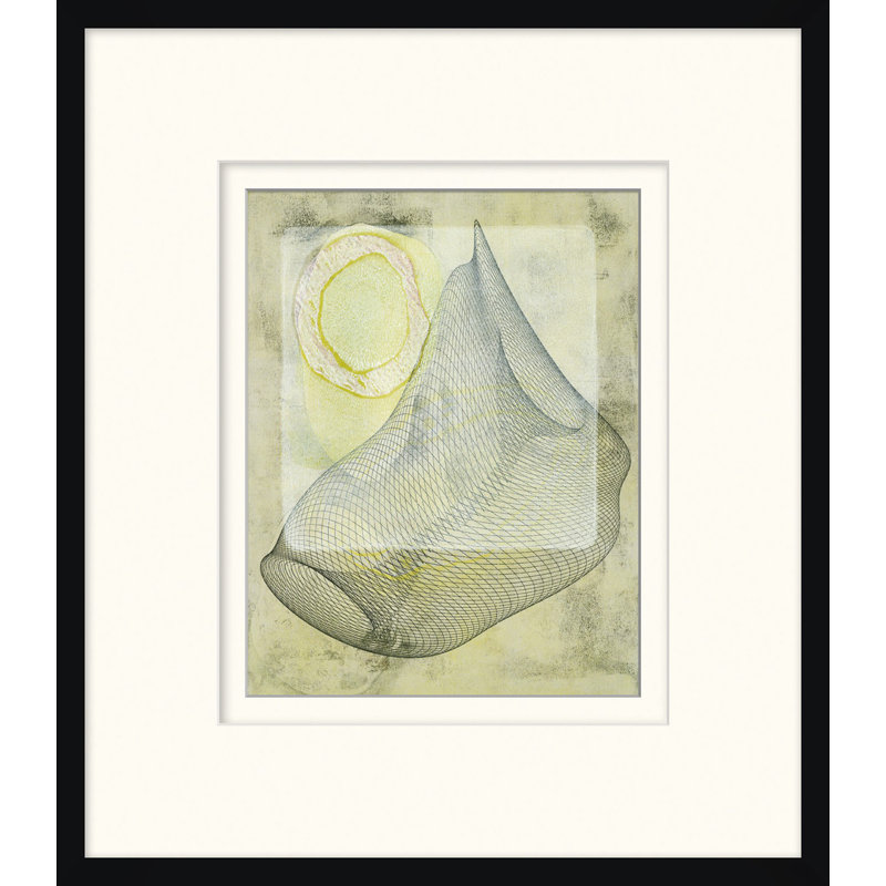 Monoprint 15 - Peinture encadrée sur papier