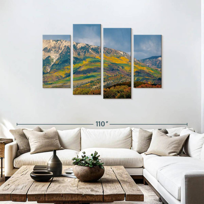 Alvord Mountain And Trees, 48" H x 75" W