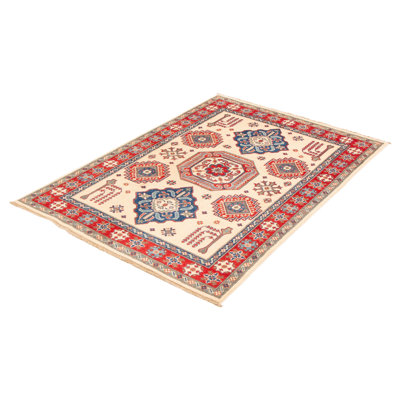 Tapis unique en laine noué à la main nouvel âge de 5 pi 5 po x 7 pi 8 po Morgin