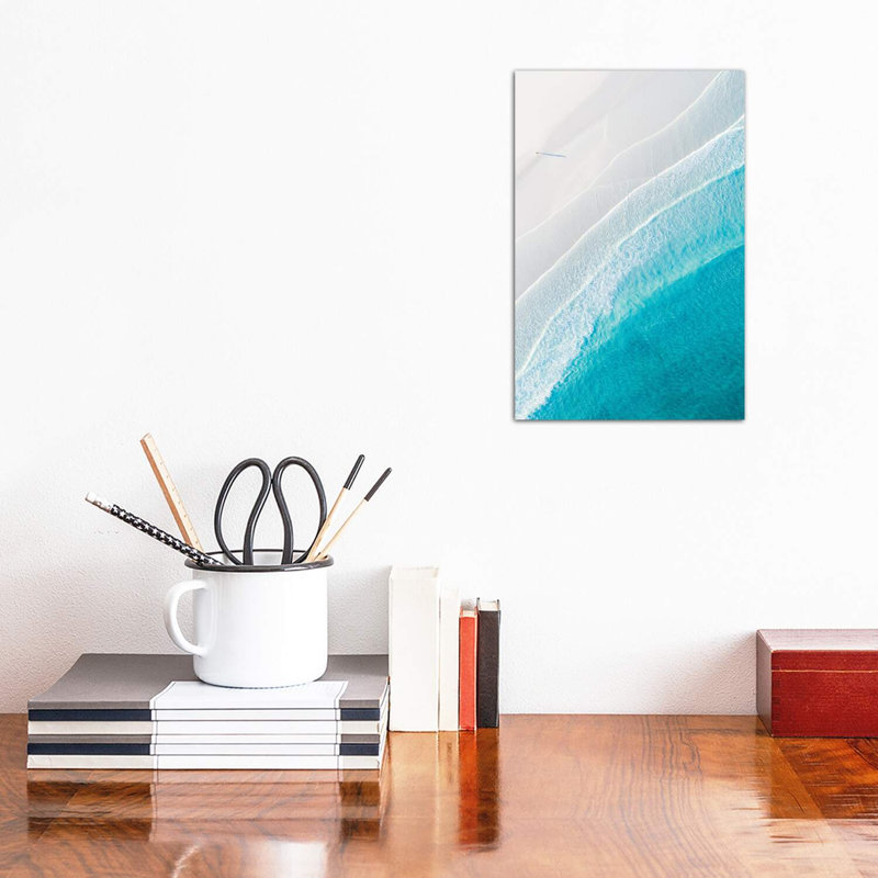 Ocean Split I by Jaxon Roberts - Wrapped Canvas Print, 20.32 cm H x 30.48 cm W