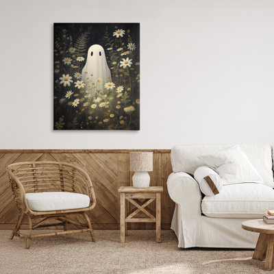 Toile Daisy Field Ghost, design par LSR Design Studio