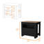 White 2-Door Kitchen Island-1168262345