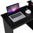 Pamella Writing Desk with Hutch-902644771