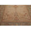 Tapis beige en laine tissé à la main 7 pi 6 po x 9 pi 6 po