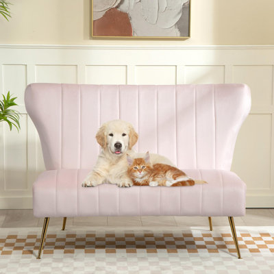 Vardell Fabric 48'' Reception Loveseat