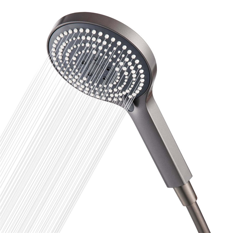 Handheld Shower Head, Brushed Black