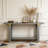 62.9" Modern Minimalist Console Table, Solid Wood Entryway Sofa Table-159239051