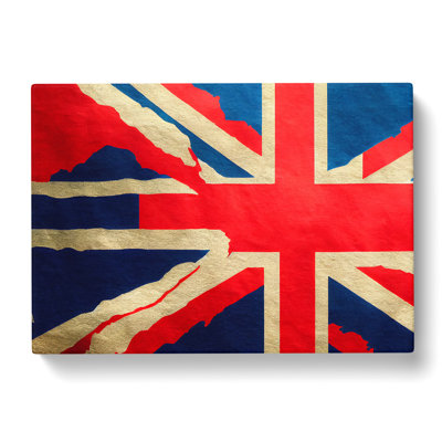 Union Jack Flag Vol.1 - Wrapped Canvas