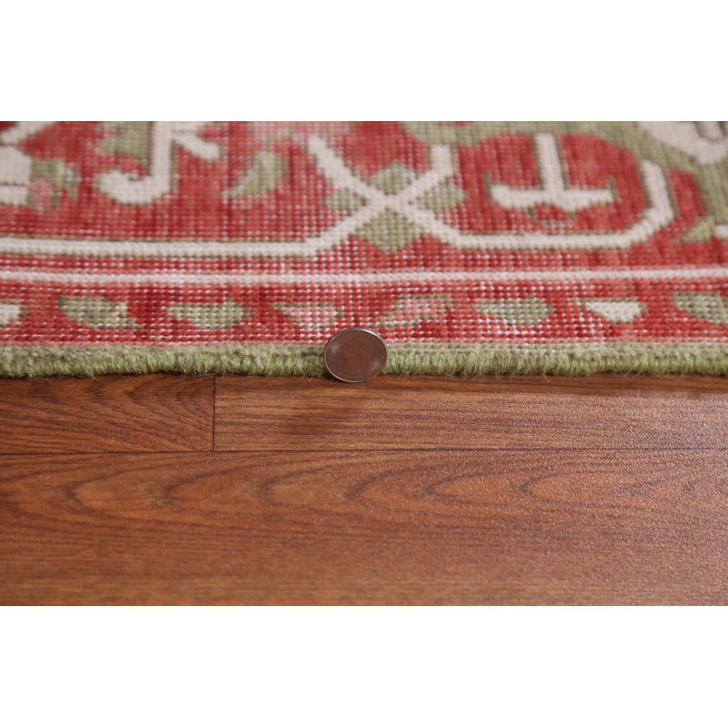 One-of-a-Kind 7'0" X 9'9" New Age Wool Area Rug in Ivory