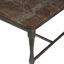 Table basse Sandra - Fumée et marbre roux