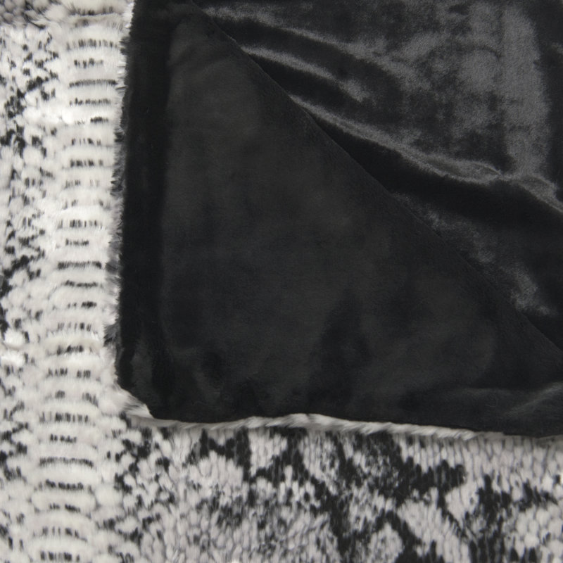Knitted Throw Blanket, 58" L x 84" W