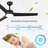 52 Inch Black Ceiling Fan With Light