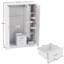 Maybery 3 Piece Bedroom Set (1 Drawer Bedside Chest, 5 Drawer Chest, 3 Door 2 Drawer Mirrored Wardrobe), (5)-955660142