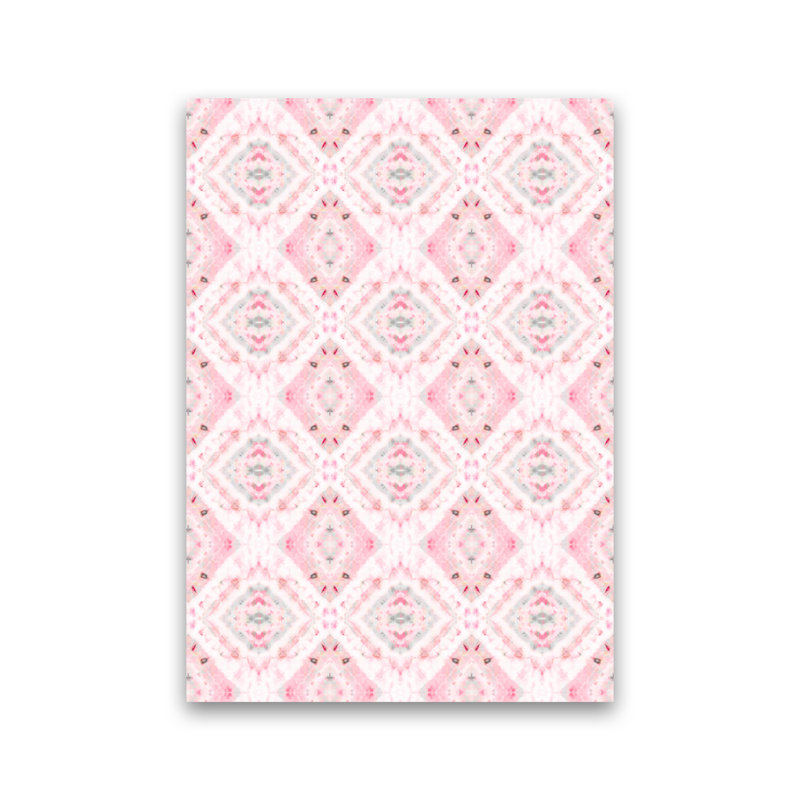 Boho Shibori Pink - Print, No Framed, 59cm H x 42cm W x 1cm D