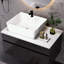 Meuble-lavabo flottant avec lavabo et deux armoires