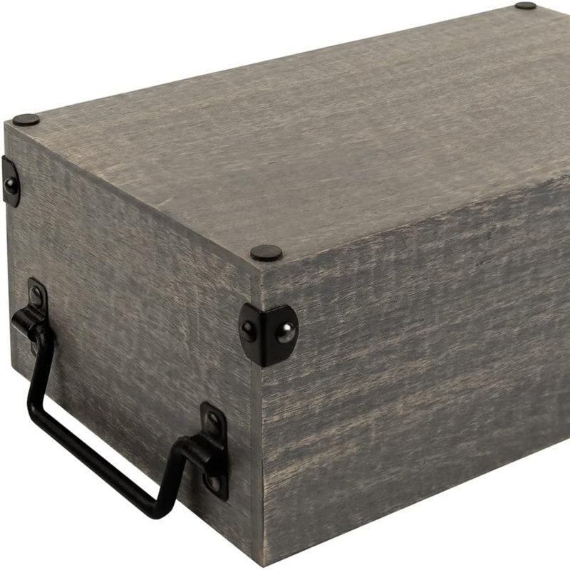 Wood Rectangle Flatware Caddy