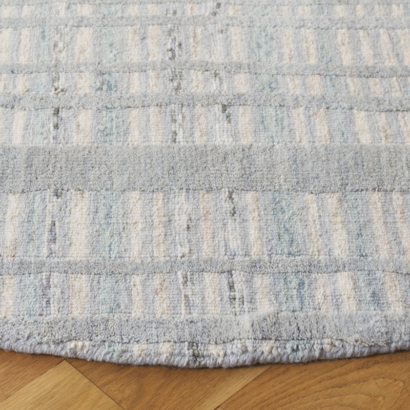 Mattair 651 Area Rug In Teal, Round 6'